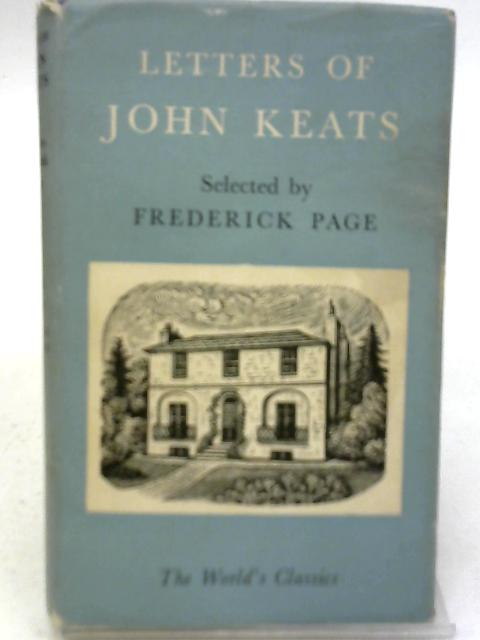 Letter to John Keats par F. Page