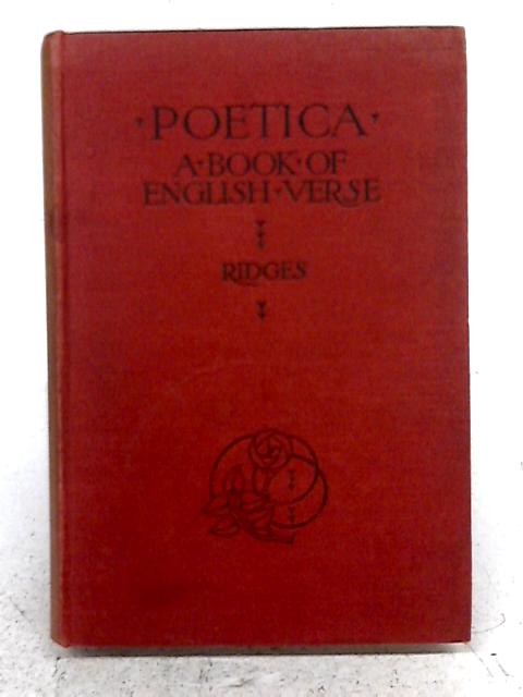 Poetica, A Book of English Verse for Repetition By Various s