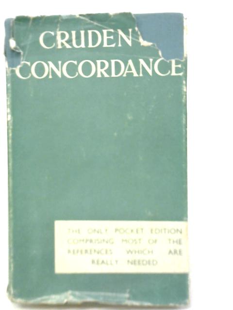 Cruden's Useful Concordance of The Holy Scriptures By Alexander Cruden