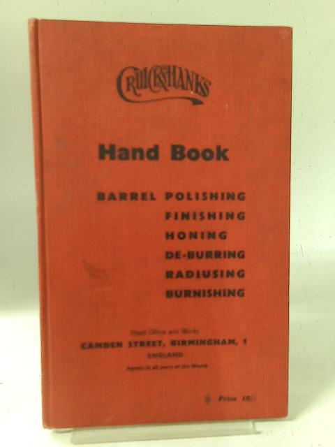 Cruickshanks Hand Book - Barrel Polishing etc von Unstated