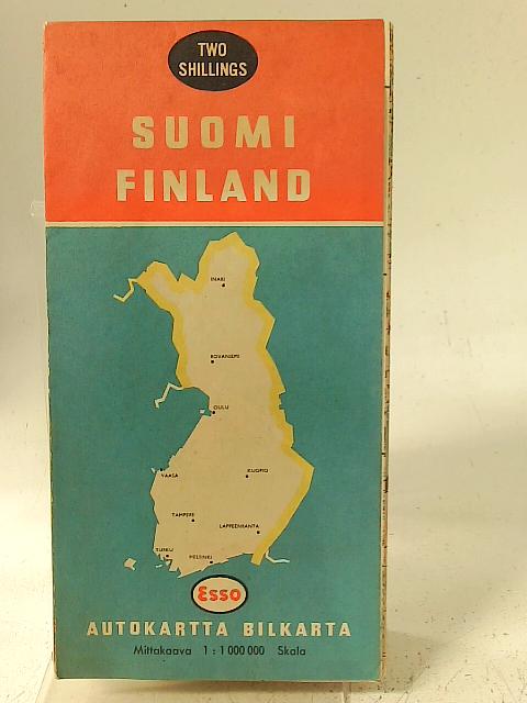 Suomi Finland: Autokarta Bilkarta By Esso