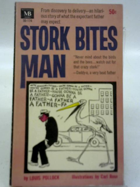 Stork Bites Man By Louis Pollock