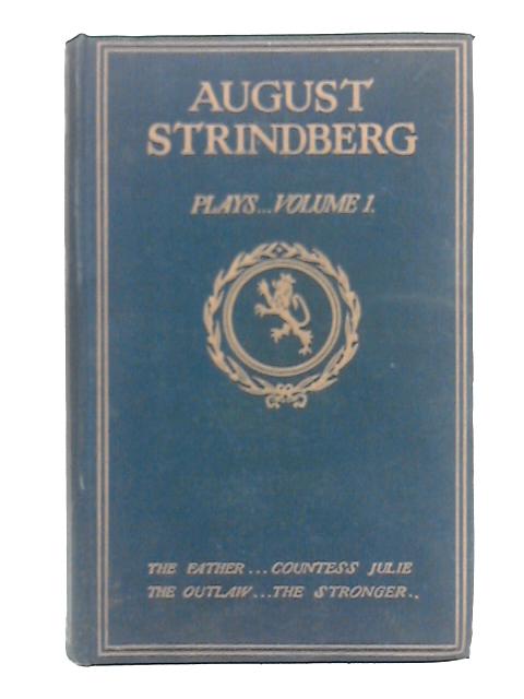 Plays, Volume I By August Strindberg