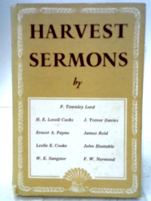Harvest Sermonsl par F. Townley Lord