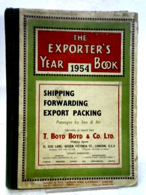 The Exporter's Year Book 1954 By None Stated