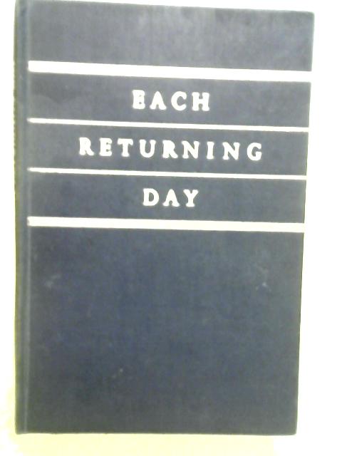 Each Returning Day By Various