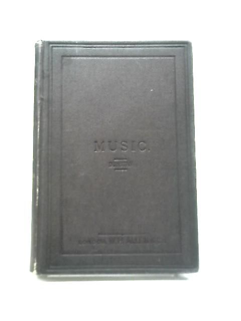 A Manual Of Music von Ralph Dunstan