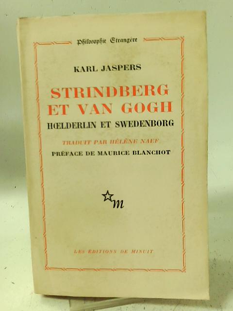 Strindberg et van Gogh By Karl Jaspers | Used | 1628585729BWD | Old \u0026 Rare  at World of Books