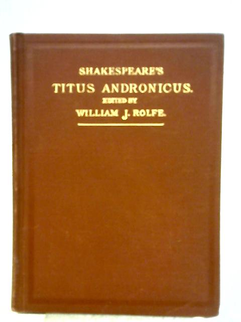 Titus Andronicus By William Shakespeare