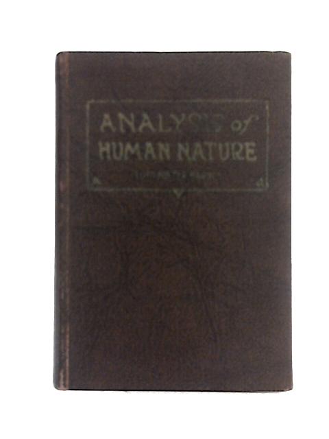 Analysis of Human Nature; Book Four - Features, Gestures and Emotions By Floyd Foster Barnes