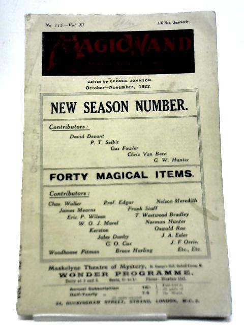 The Magic Wand and Magical Review, No. 115, Vol. XI By G Johnson