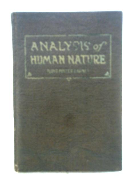 Analysis of Human Nature Book One, Types By Floyd Foster Barnes