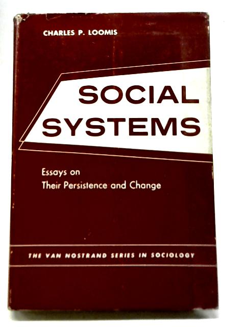 Social Systems von C P Loomis