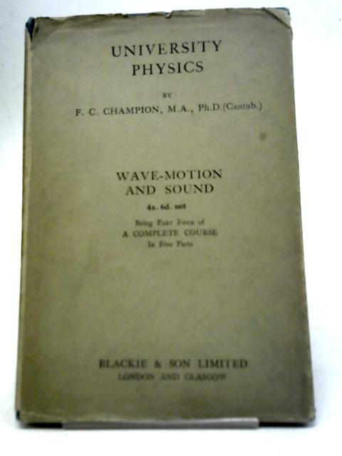 University Physics By FC Champion