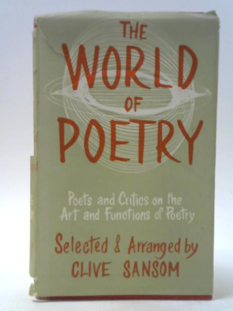 The World of Poetry von Clive Sansom