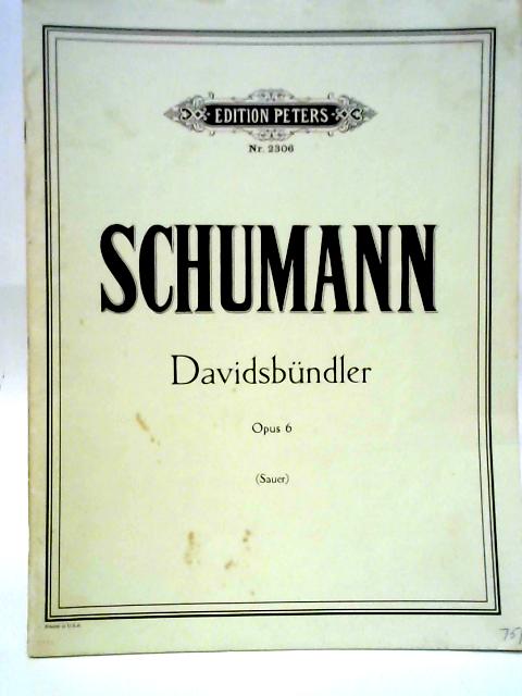 Davidsbundler fur Klavier zu Zwei Handen By Emil von Sauer Schumann