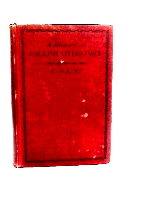 A History Of English Literature By Edward Albert