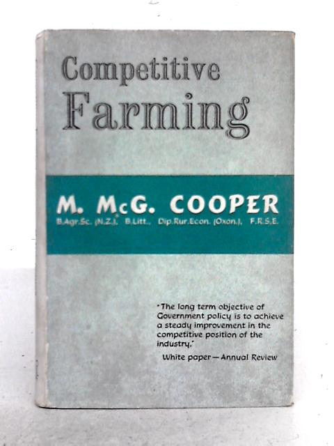Competitive Farming By M. McG. Cooper