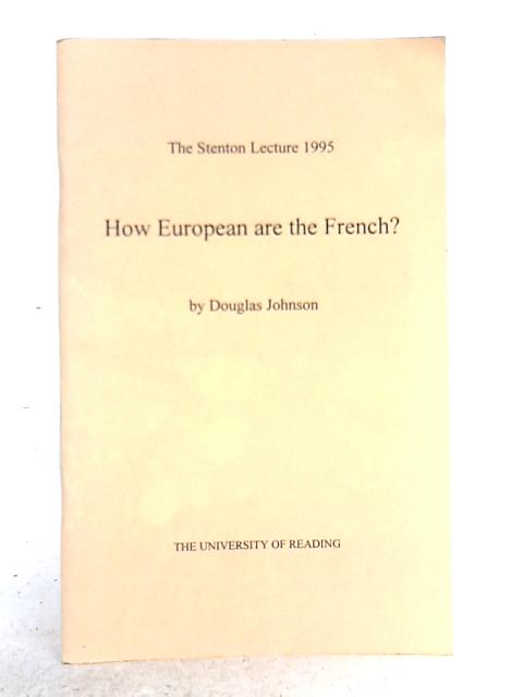 How European are the French? von Douglas Johnson