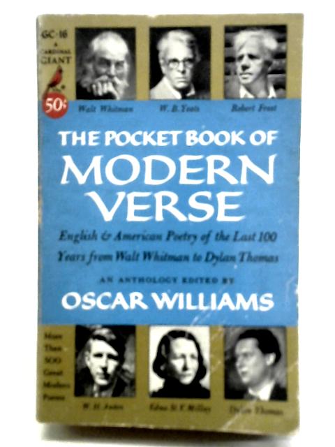 The Pocket Book Of Modern Verse By Oscar Williams