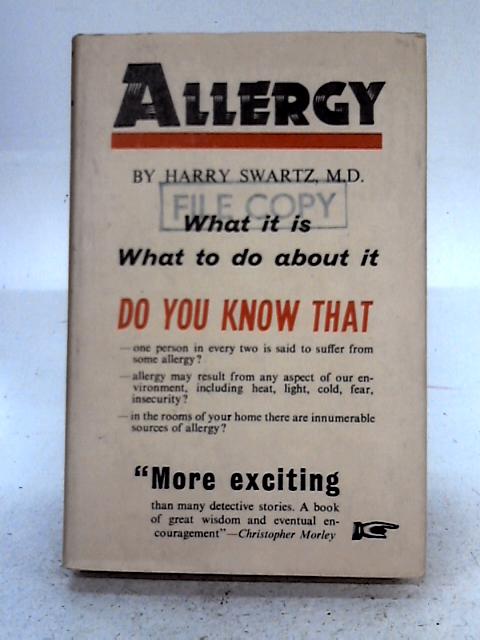 Allergy. By Harry Swartz