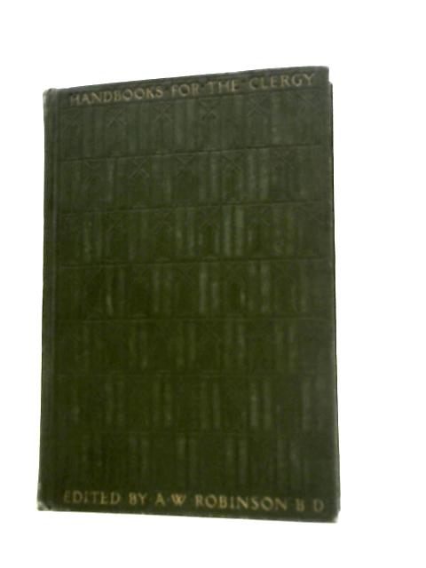 The Personal Life Of The Clergy By Arthur W. Robinson (Ed.)