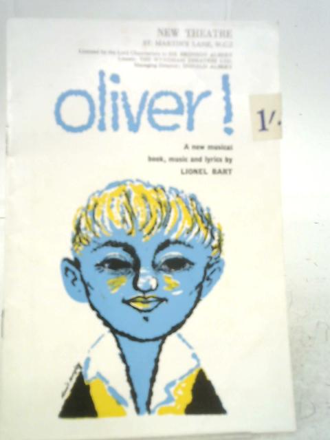 New Theatre Oliver! 30th June 1960 By None Stated