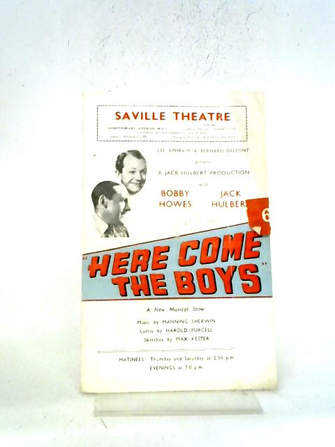 Here Come the Boys, Saville Theatre Programme 1946 By Various