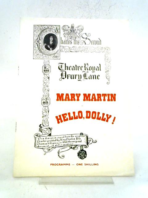 Hello, Dolly! Theatre Royal Programme 1966 By Various