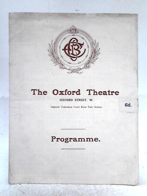 In The Night Watch, The Oxford Theatre Programme By Unstated