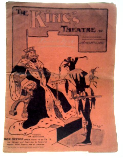 Cinderella, King's Theatre Programme Boxing Day 1906 By None Stated
