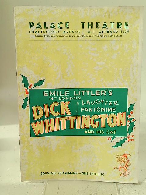 Palace Theatre Dick Whittington Programme von None stated