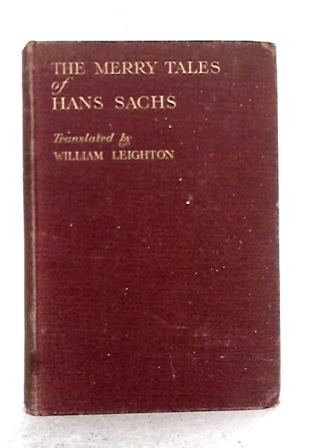 Merry Tales and Three Shrovetide Plays By Hans Sachs