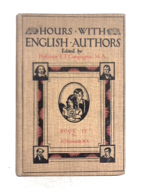 Hours with English Authors: Book IV par H.S. Kermode