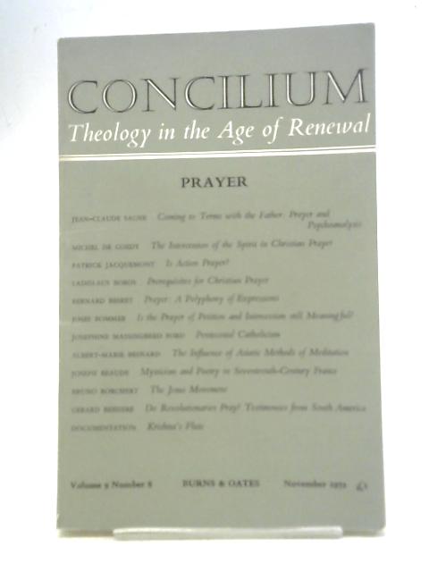 Spirituality Prayer By C Duquoc & C Geffre