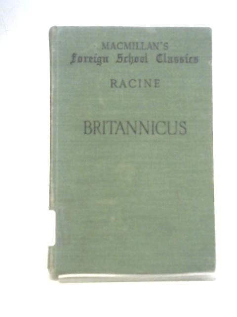 Briannicus By Jean Racine