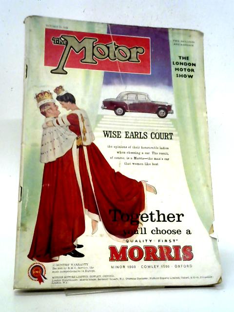 The Motor: The London Motor Show; October 22 1958 By The Motor