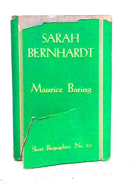 Sarah Bernhardt By M. Baring