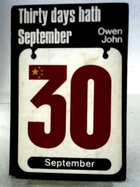 Thirty Days Hath September von John Owen