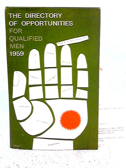 The Directory Of Opportunities For Qualified Men - 1959