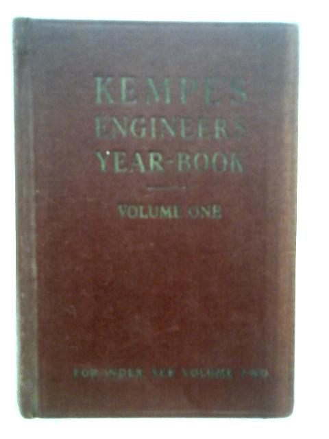 Kempe's Engineers Year-Book for 1973 By C. E. Prockter