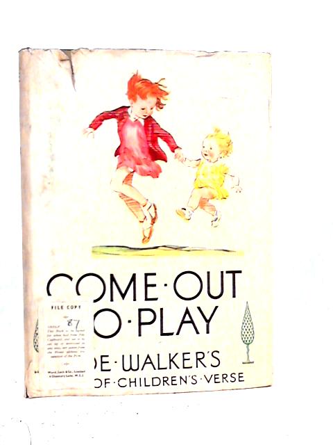 Come Out to Play von Joe Walker