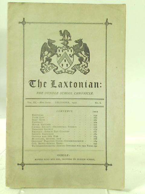 The Laxtonian Vol IX No 6 December 1917 von None stated