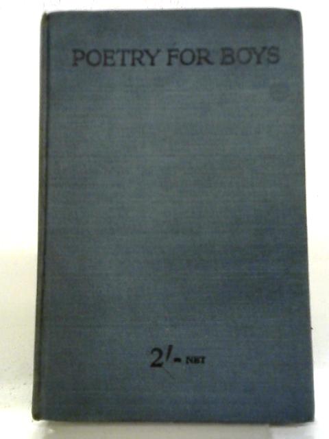 Poetry For Boys By S. Maxwell