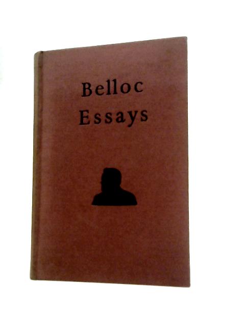 Belloc Essays von Anthony Forster (Ed.)