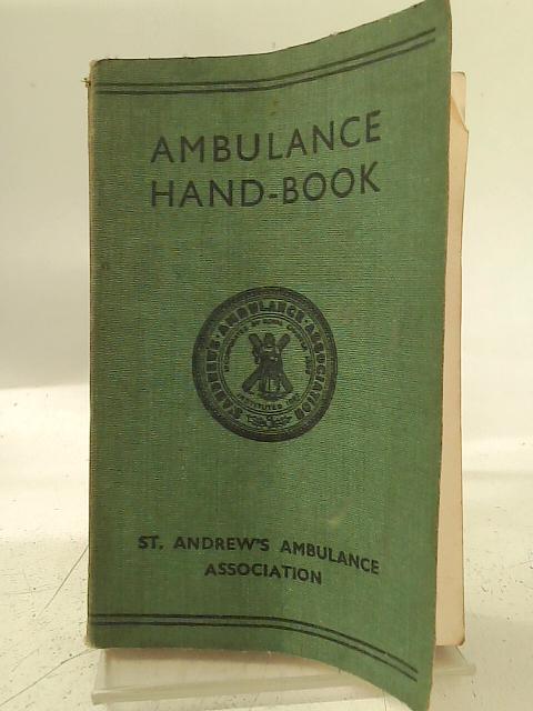 Ambulance Hand-Book par Eric G. Gerstenberg