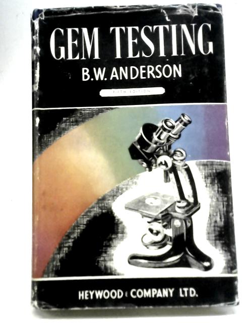 Gem Testing By B. W. Anderson