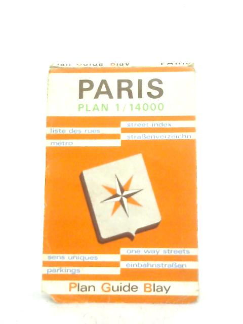 Paris. Plan 1-14000, Plan Guide Blay von Anon