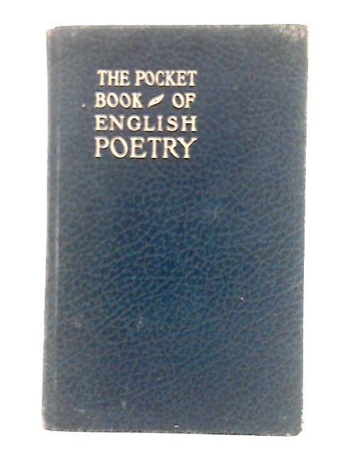 The Pocket Book of English Poetry By Various s