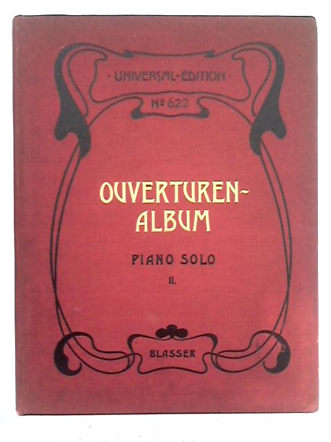 Ouverturen Album, Piano Solo II By Gustav Blasser